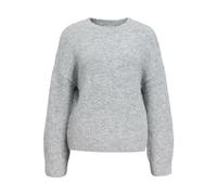 Object Women's Objsaggia Ls Lo Pullover E Wi 24, Medium Grey Melange, L