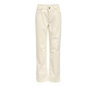 Object Women's Objsava Ellen Mw Straight TWL Jeans Noos, Sandshell, S