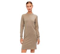 Object Women's Objthess L/S Knit Dress Noos, Fossil/Detail: Melange, M