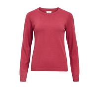 Object Women's Objthess L/S O-Neck Knit Pullover Noos, Karanda Red, XL