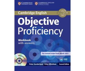 OBJECTIVE PROFICIENCY WORKBOOK/ANS & CD by Peter Sunderland Paperback Self Help