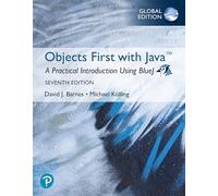 Objects First with Java – A Practical Introduction Using BlueJ – Global Edition