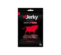 ObJerky Texas Beef Jerky, High Protein Dried Meat Snack, Multipack 10x25g, Natural Ingredients, Premium Beef with Spices