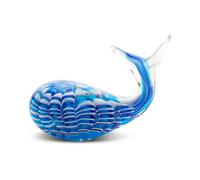 Objets d'Art Blue Whale Ornament - P3467
