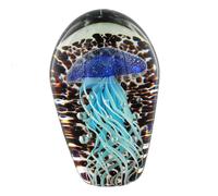 Objets d'Art Paperweight - Blue Jellyfish