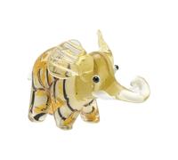Objets d'Art Miniature Glass Figurine - Elephant Objets d'Art Multicolor