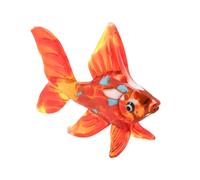 Objets d'Art Miniature Glass Figurine Goldfish in Orange Objets d'Art Orange