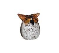 Objets d'art Miniature Glass Figurine - Owl