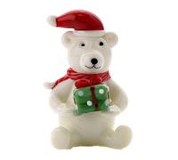 Objets D'Art Objets dArt Miniature Glass hand blown Ornament (Polar Bear 0763)
