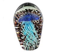 Objets d'Art Paperweight - Blue Jellyfish