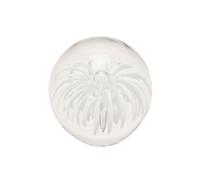 Objets d'Art White Burst Flower Paper Weight Objets d'Art Multicolor