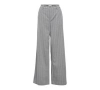 Objlisa Wide Pant AOP Noos, Medium Grey Melange, 8