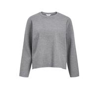 Object Women's Objreynard Square Sleeve O-Neck Noos, Medium Grey Melange, L