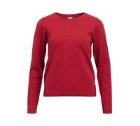 Object Women's Objthess L/S O-Neck Knit Pullover Noos, Karanda Red, XL