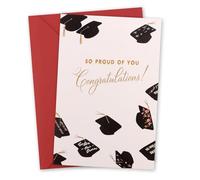 Oblihumoy Class of 2026 Graduation Card, Congratulations Card with So Proud of You Message, Ideal for Friend Relation Son Daughter
