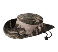 Obling Sun Hat UV Protection Bucket Hat Summer Hats Beach Hat Safari Boonie Hat Foldable Fishing Hat with Breathable Mesh and Adjustable Chin Strap for Men Women (Camo)