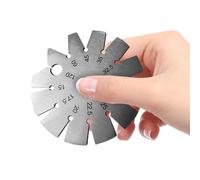 Oblique Angle Gauge, Precision Measuring Tool Made of Stainless Steel, Protractor and Angle Finder as a Measuring Tool for Sharpening Woodworking Tools such as Cutting Knives, Cutting Tools, Chises