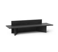 Oblique Bench Black Oiled Oak