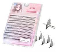 Oblique Flying Spire Lashes Anime Effect Premade Fairy Eyelash 9-15mm Natural Soft Feather Comic Lashes Extensions (Flying Spire -D, 11mm)