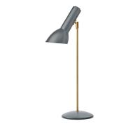 Oblique Table Lamp Flint Gray/ Brass