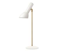Oblique Table Lamp White/ Brass