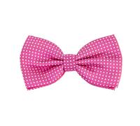 Oblique Unique Bow Tie - Adjustable Size, Pink Polka Dot, One Size