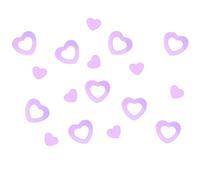 Oblique-Unique Heart Confetti Love Romantic Valentine's Day Hearts Wedding Decoration (Lilac)
