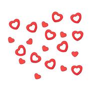 Oblique-Unique Heart Confetti Love Romantic Valentine's Day Hearts Wedding Decoration (Red)