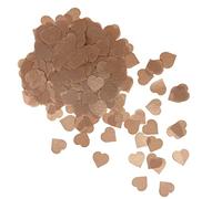 Oblique Unique® Paper Heart Confetti Pack of 1000 Hearts Table Scatter Decoration for Valentine's Day Children Birthday Party Celebration JGA Hen Night Wedding (Bronze)