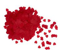 Oblique Unique Paper Hearts Confetti Set in Red - Perfect Decoration for Birthday, Children's Birthday, Wedding, Valentine's Day, JGA & Theme Party
