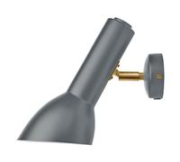 Oblique Wall Lamp Flint Gray/ Brass