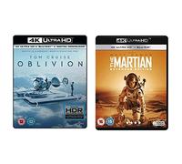 OBLIVION - (4K Ultra-HD + BD + UV) [Blu-ray] [2017] & Martian, The Extended Edition 4k Ultra-HD [Blu-ray]