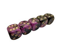 Oblivion Spot Dice, 15mm, assorted colours. Set of 5 (Oblivion, Purple)
