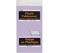 OBLONG PLASTIC TABLECLOTH (54"x108") - BULK BUY DISCOUNTS, 22 COLOURS