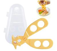 OBloved Baby Food Scissor Cutter, Multifunction Masher Grinder Chopper Crusher, Home and Kitchen Food Slicer Shears, Safe Feeding Tool with Travel Storage Case, Perfect for Babies & Toddlers