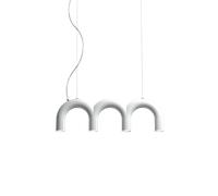 Oblure Arch Triplette Pendant White