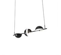 Oblure TRAPEZE Triplet Pendant 152.2x28 cm Black
