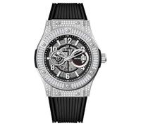 OBLVLO Men's Luxury Watch with Diamonds Stainless Steel Miyota Automatic Movement Water Resistant Rubber Band Sport Watch HM-GT-D (HM-GT-D-YBBR)