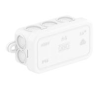 OBO Bettermann 2000005 Junction Box 80x43x34mm IP55 Pure White RAL9010