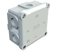 OBO Bettermann Junction Box 91x91mm IP54 660V 4mm² 7 Entries