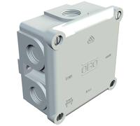 OBO Bettermann Junction Box 91x91mm IP54 660V 4mm² 7 Entries