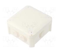 OBO Bettermann Junction Box 114x114mm Thermoplastic Locknut