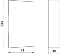 OBO GS Cover strip Wall channel - 6279764