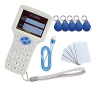 OBO HANDS English Rfid NFC Copier Reader Writer duplicator 10 Frequency Programmer with color screen +5pcs T5577 em4305 cards+5Pcs UID key