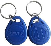 OBO HANDS Proximity EM4100 EM4102 125KHz RFID EM-ID Card RFID Key Chain Keyfob Read Only Pack of 10 (10 Pieces of Blue)