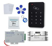 OBO HANDS RFID Door Access Control System Keypad +NC Electric Drop Bolt Lock+Power Supply+Exit Button +10pcs Fobs/Cards