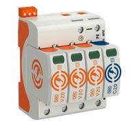 OBO V20 Type 2 Surge Protector 3P+NPE 280V 40kA - 5095333