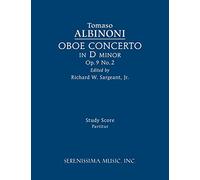 Oboe Concerto in D minor, Op.9 No.2: Study score