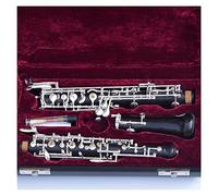 Oboe Parts C Key Oboe Of Ebony Semi-automatic Fully Automatic Oboe Style Cupronickel Plated Silver (Color : Semi-automatic)