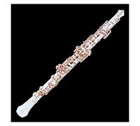 Oboe Parts Crystal Oboe Instrument Semi/automatic Rose Gold For Adult Students Beginners (Color : Automatic)